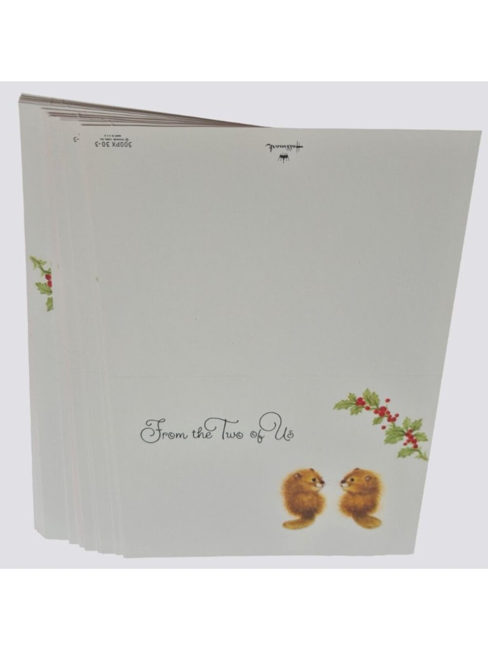 Hallmark Christmas Card Set 10 & Envelopes Featuring Holiday Art & Sentiment - Picture 5 of 7